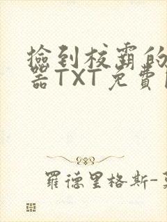 捡到校霸的遥控器TXT免费阅读