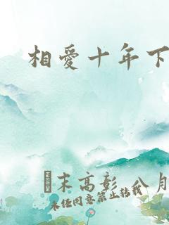 相爱十年下载
