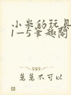 小米的玩具日记1—5笔趣阁