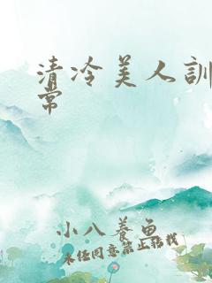 清冷美人训诫日常