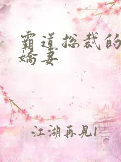 霸道总裁的甜心娇妻