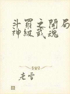 斗罗之开局签到神级武魂