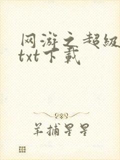 网游之超级鬼才txt下载