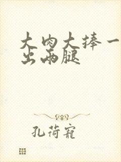 大肉大捧一进一出两腿