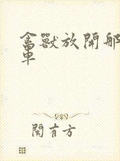 禽兽放开那辆跑车