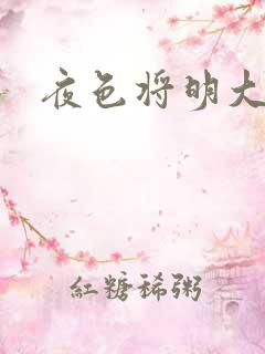 夜色将明大结局