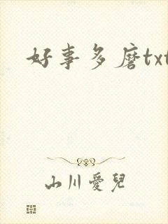 好事多磨txt