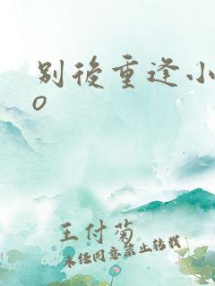 别后重逢小说po