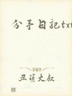 分手日记txt