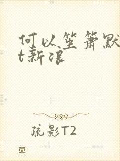 何以笙箫默txt新浪