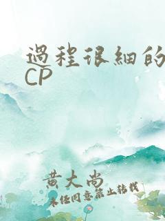 过程很细的开车CP