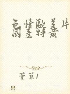 色情欧美片午夜国产特黄