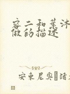 容二和叶沐走着做的描述