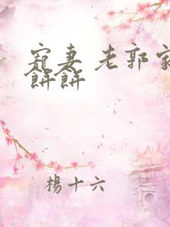 宠妻 老郭家的饼饼