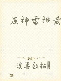 原神雷神黄本本