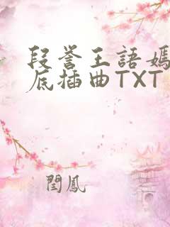 段誉王语嫣在井底插曲TXT