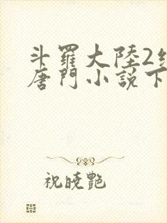 斗罗大陆2绝世唐门小说下载