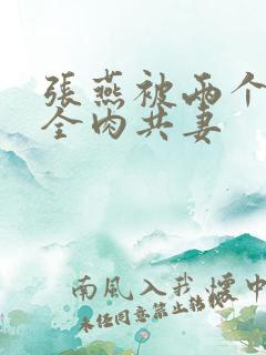 张燕被两个局长全肉共妻