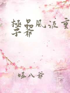 极品风流重生太子爷