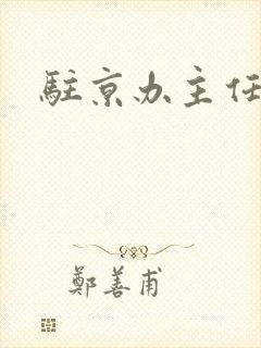 驻京办主任对手