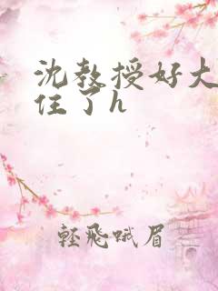 沈教授好大含不住了h