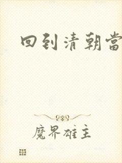 回到清朝当总统