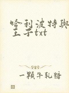 哈利波特与混血王子txt