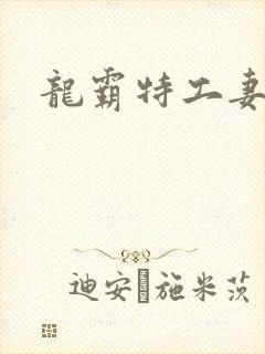 龙霸特工妻