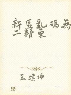 新区乱码无人区二精东