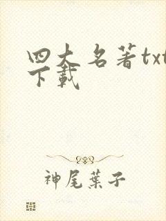 四大名著txt下载