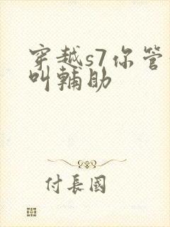 穿越s7你管这叫辅助