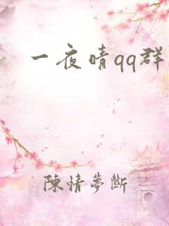 一夜晴qq群
