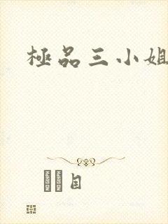 极品三小姐