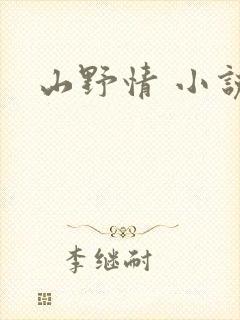 山野情 小说