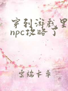 穿到游戏里面被npc攻略了