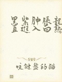 黑紫肿胀龙根直直进入白热