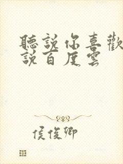 听说你喜欢我小说百度云