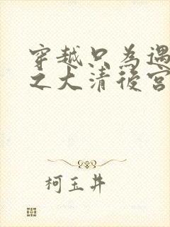 穿越只为遇见你之大清后宫的幸福生活