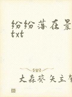 纷纷落在晨色里txt