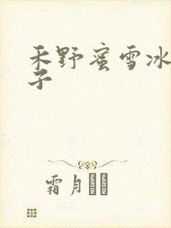 禾野蜜雪冰城本子