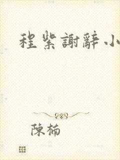 程紫谢辞小说