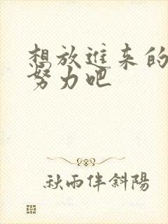 想放进来的话就努力吧