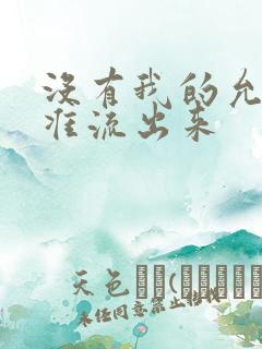 没有我的允许不准流出来