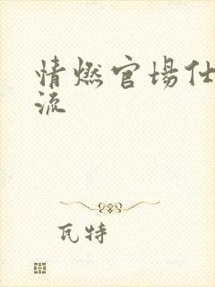 情燃官场仕途风流