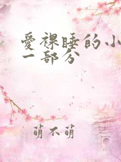 爱裸睡的小丹第一部分