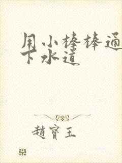 用小棒棒通你的下水道