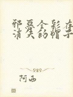 邪恶全彩存在感消失的帽子