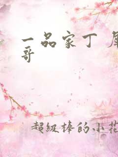 一品家丁 犀利哥