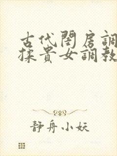 古代闺房调教h揉贵女调教记