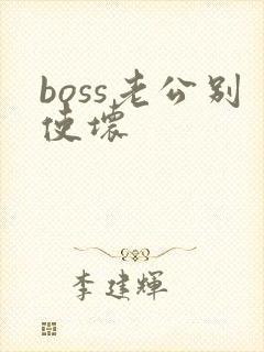 boss老公别使坏